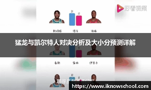 猛龙与凯尔特人对决分析及大小分预测详解