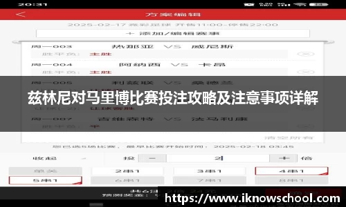 兹林尼对马里博比赛投注攻略及注意事项详解